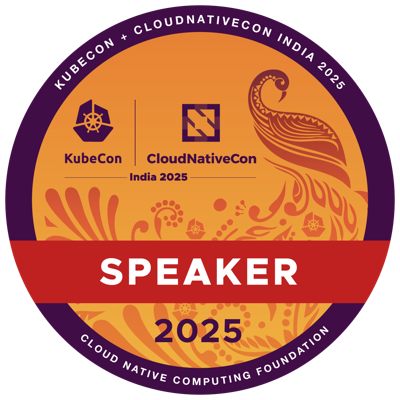 Speaker: KubeCon + CloudNativeCon India 2025